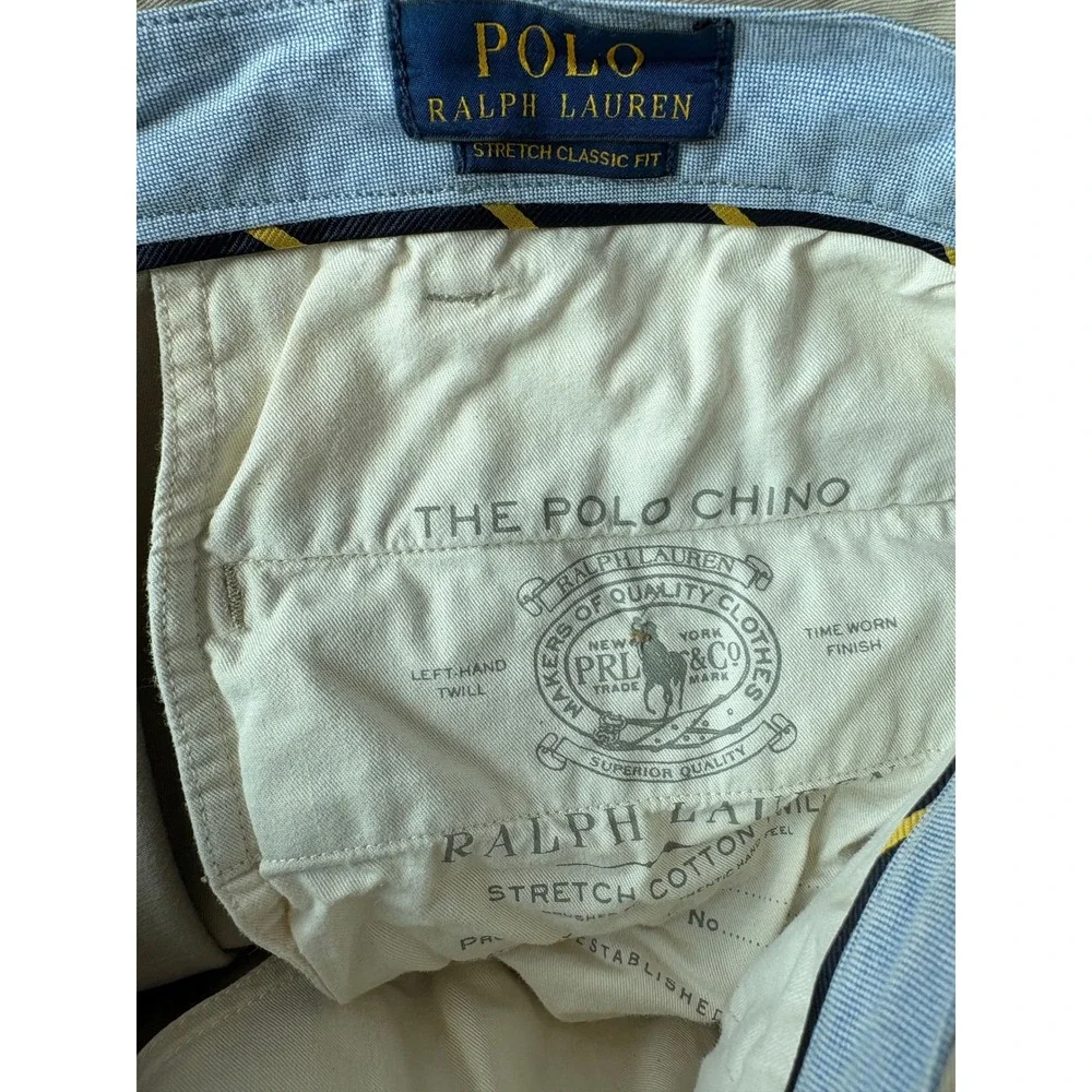 Polo Ralph Lauren Stretch Classic Fit Chino Shorts 46B Preppy Golf Country Club